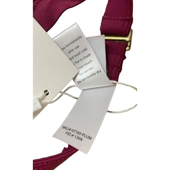 Andie Swim The Caicos Bikini Top Plum Purple Women’s Size Medium Adj Straps New! - Picture 10 of 10